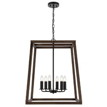 Urban 6 Light Iron Pendant